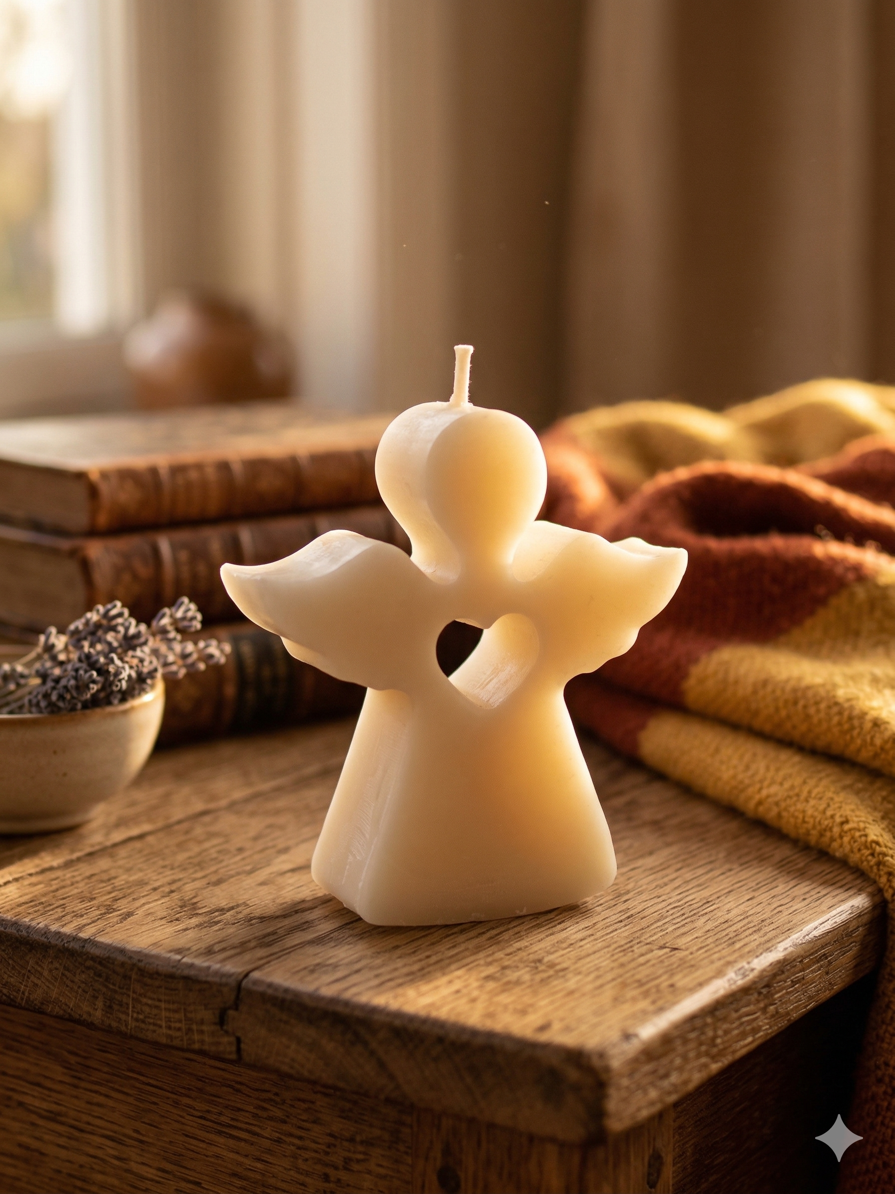 Vela decorativa Angel pequeño ambiente